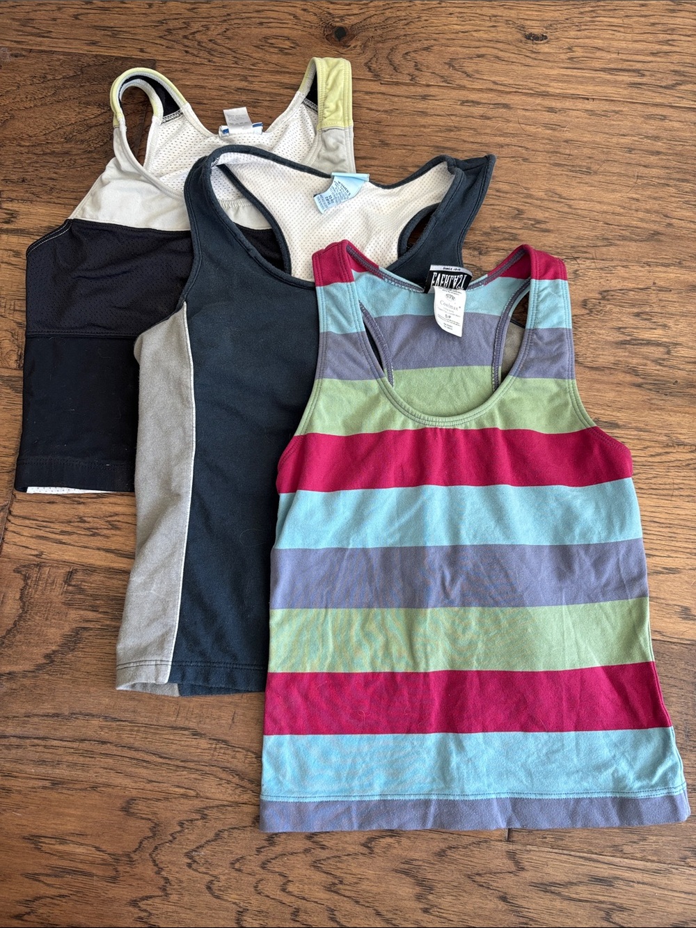 BUNDLE of 3 -- Mixed Brand Vintage Workout Athletic Tank Tops